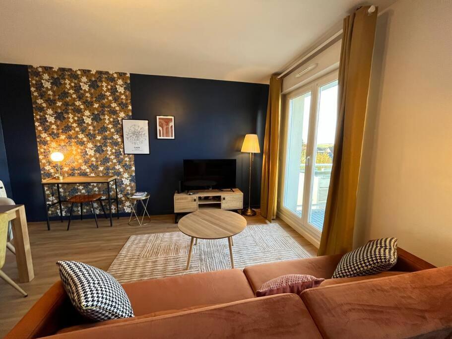 Ferienwohnung Dahlia, Appt Cosy Avec Parking Et Balcon Caen Exterior foto