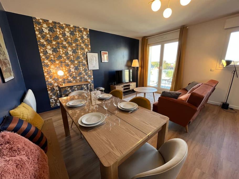 Ferienwohnung Dahlia, Appt Cosy Avec Parking Et Balcon Caen Exterior foto