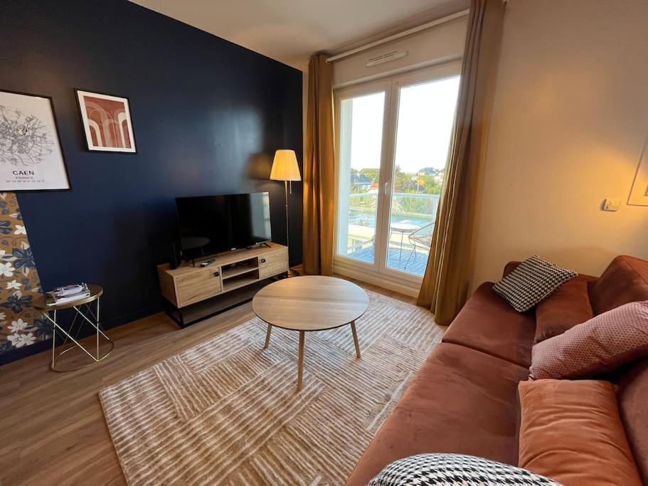 Ferienwohnung Dahlia, Appt Cosy Avec Parking Et Balcon Caen Exterior foto