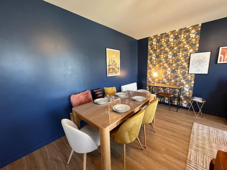 Ferienwohnung Dahlia, Appt Cosy Avec Parking Et Balcon Caen Exterior foto