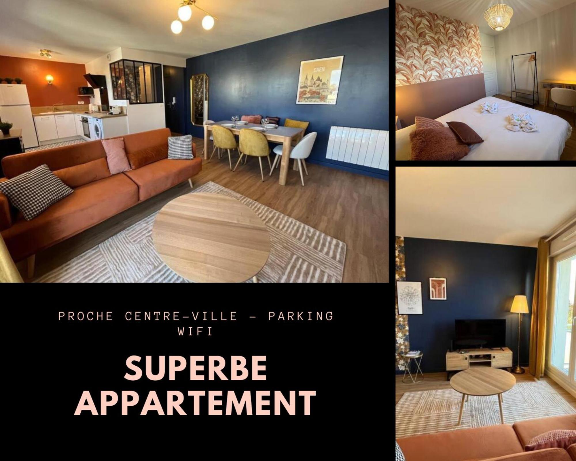 Ferienwohnung Dahlia, Appt Cosy Avec Parking Et Balcon Caen Exterior foto